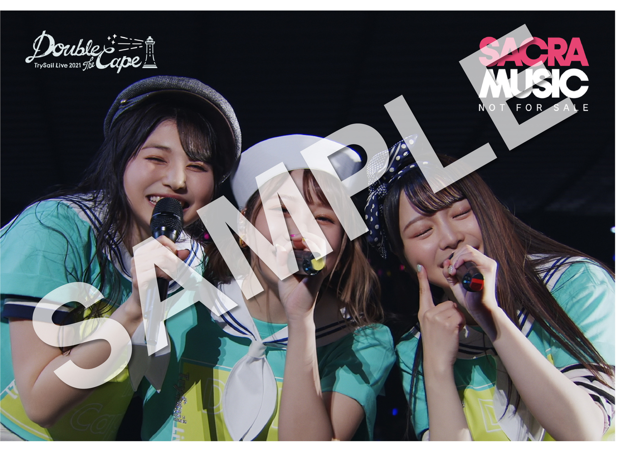 TrySail 8/4発売「TrySail Live 2021 “Double the Cape”」ジャケット 