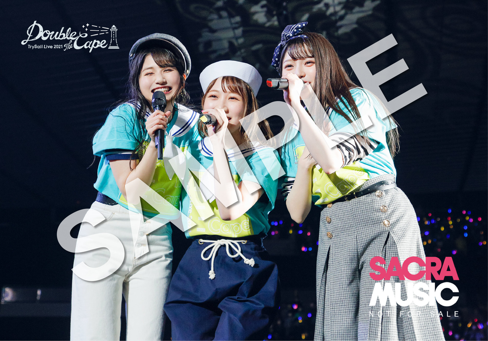 TrySail 8/4発売「TrySail Live 2021 “Double the Cape”」ジャケット 