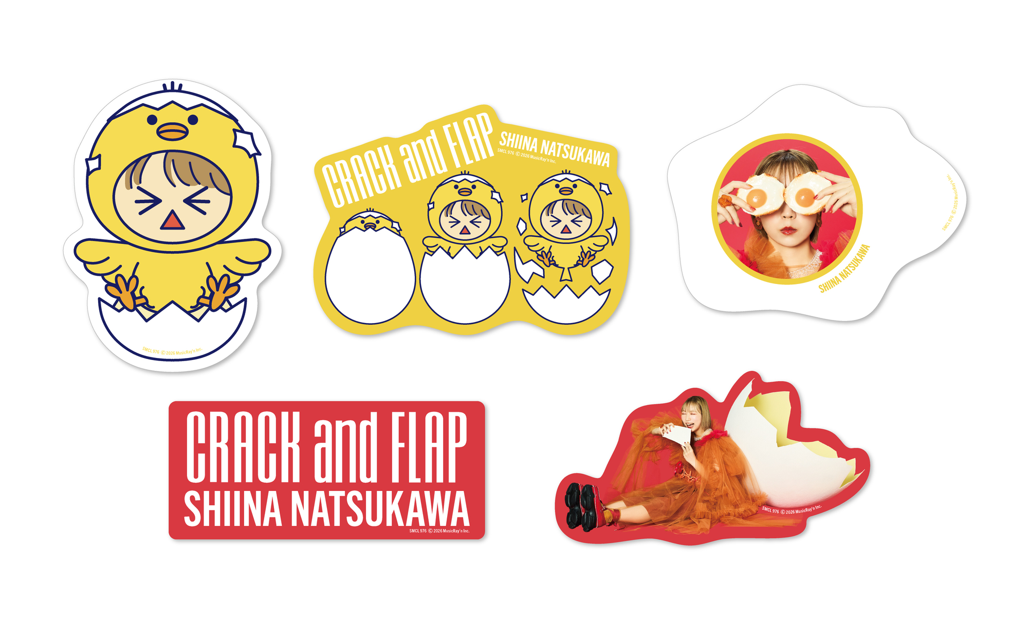 2/4発売 夏川椎菜4thアルバム「CRACK and FLAP」 ジャケット写真＆収録